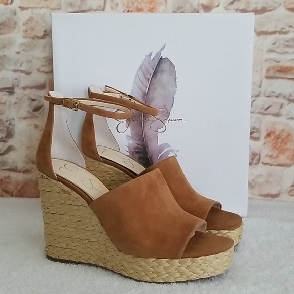 New Jessica Simpson Suella Leather Sandals - Picture 9 of 13